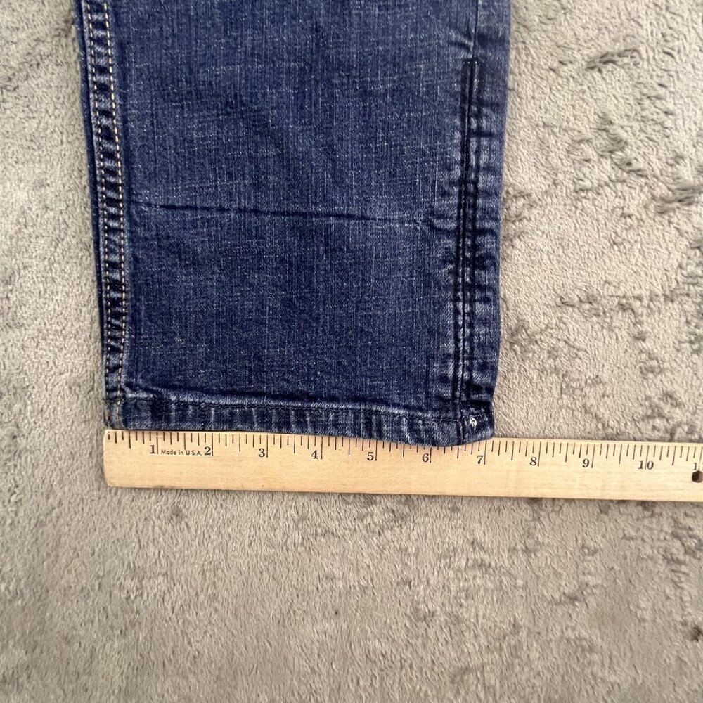 Banana Republic Jeans Womens 8 Blue Stretch Denim Straight Leg Classic Fit Pants - Picture 10 of 16